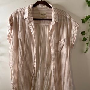 American Eagle Striped Button Down